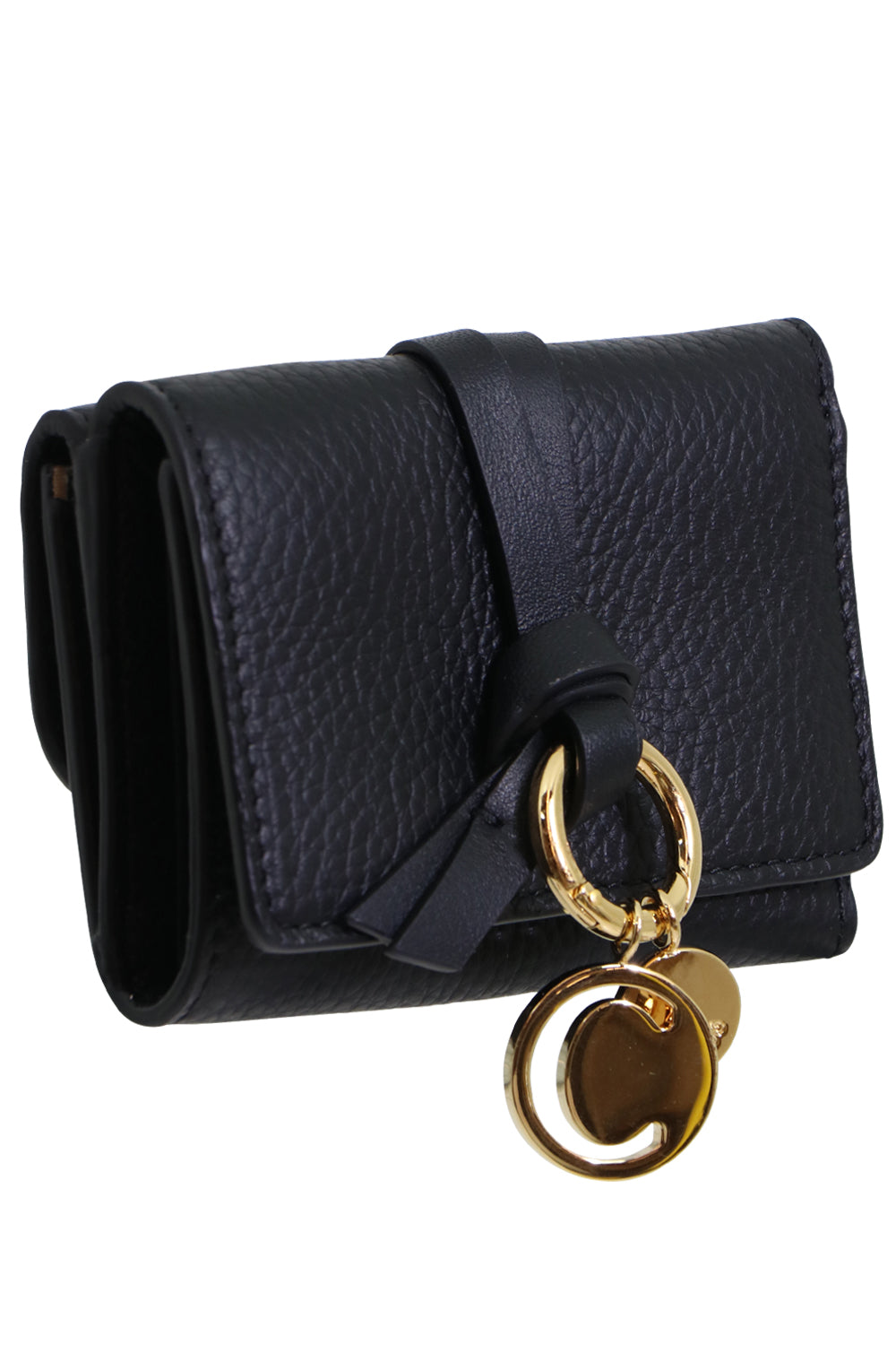 CHLOE BAGS BLACK ALPHABET WALLET BLACK