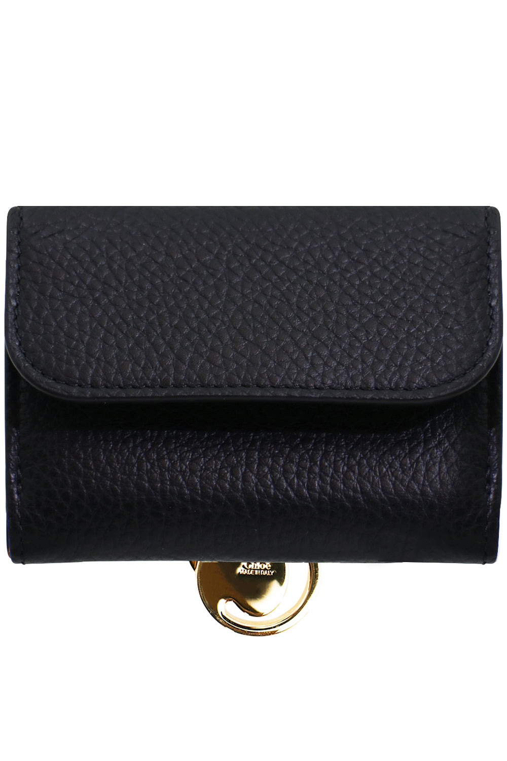 CHLOE BAGS BLACK ALPHABET WALLET BLACK