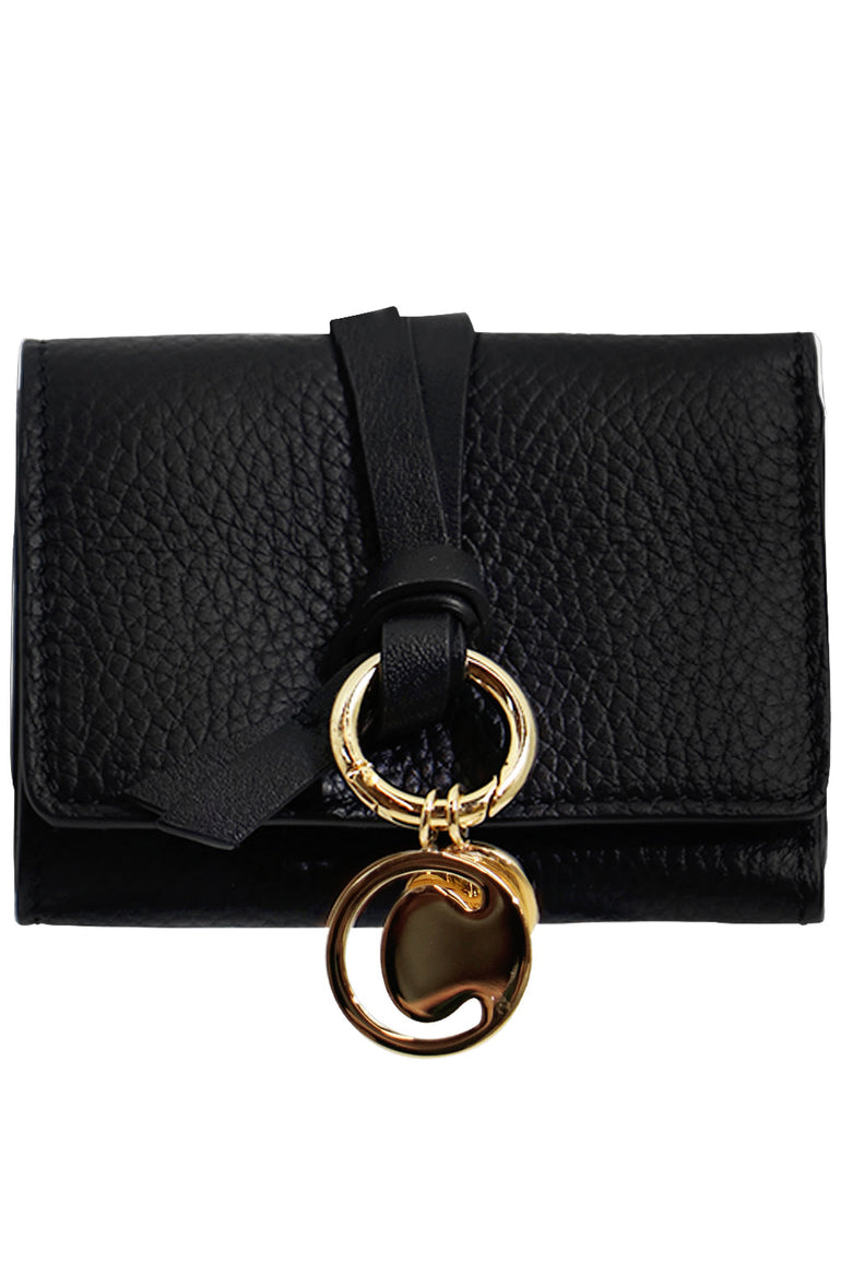 CHLOE BAGS BLACK ALPHABET WALLET BLACK