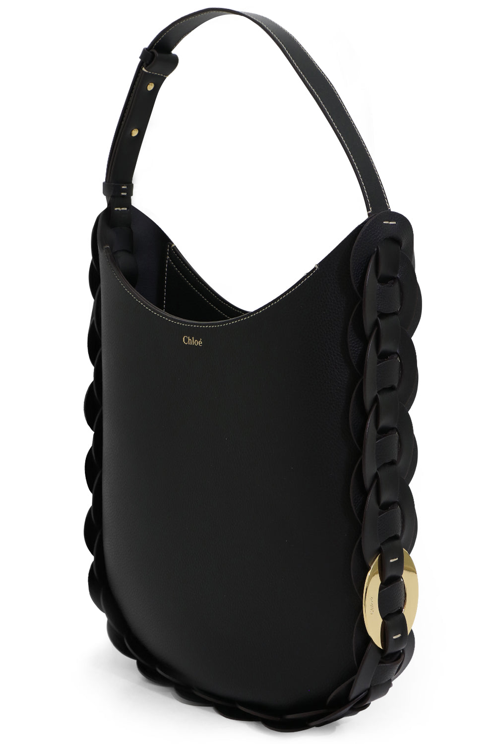 CHLOE BAGS BLACK DARRYL MEDIUM BAG BLACK