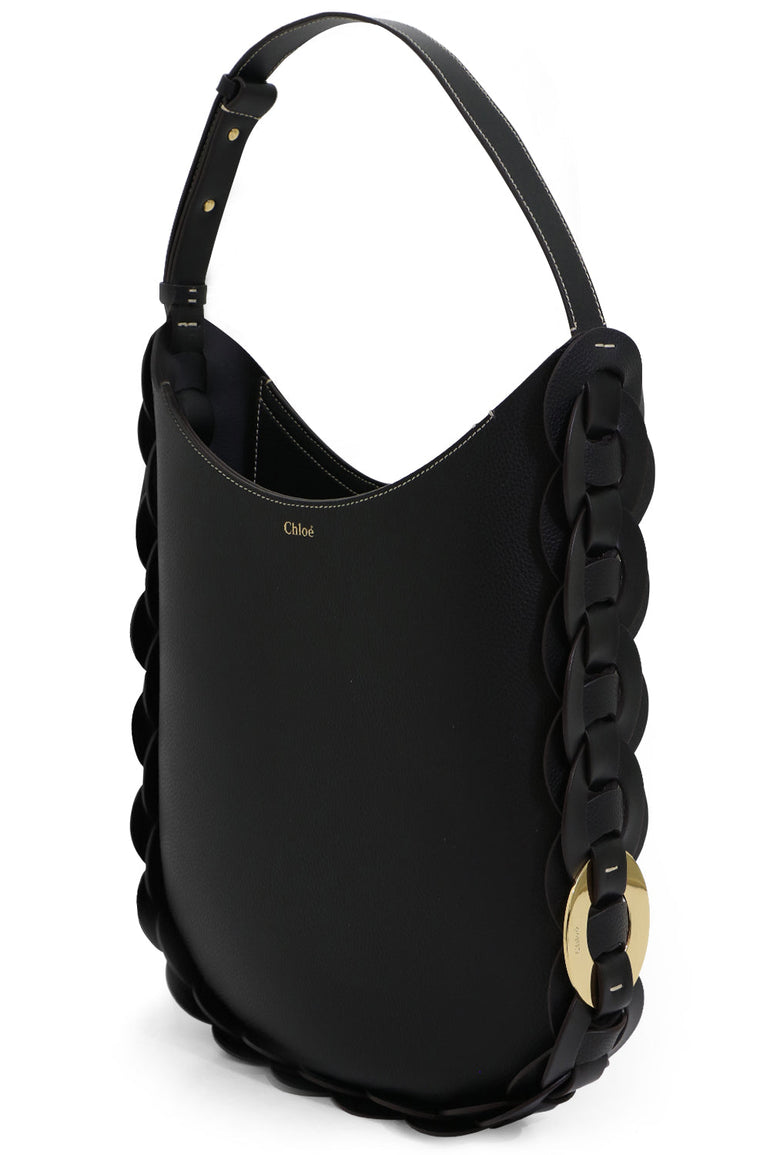 CHLOE BAGS BLACK DARRYL MEDIUM BAG BLACK