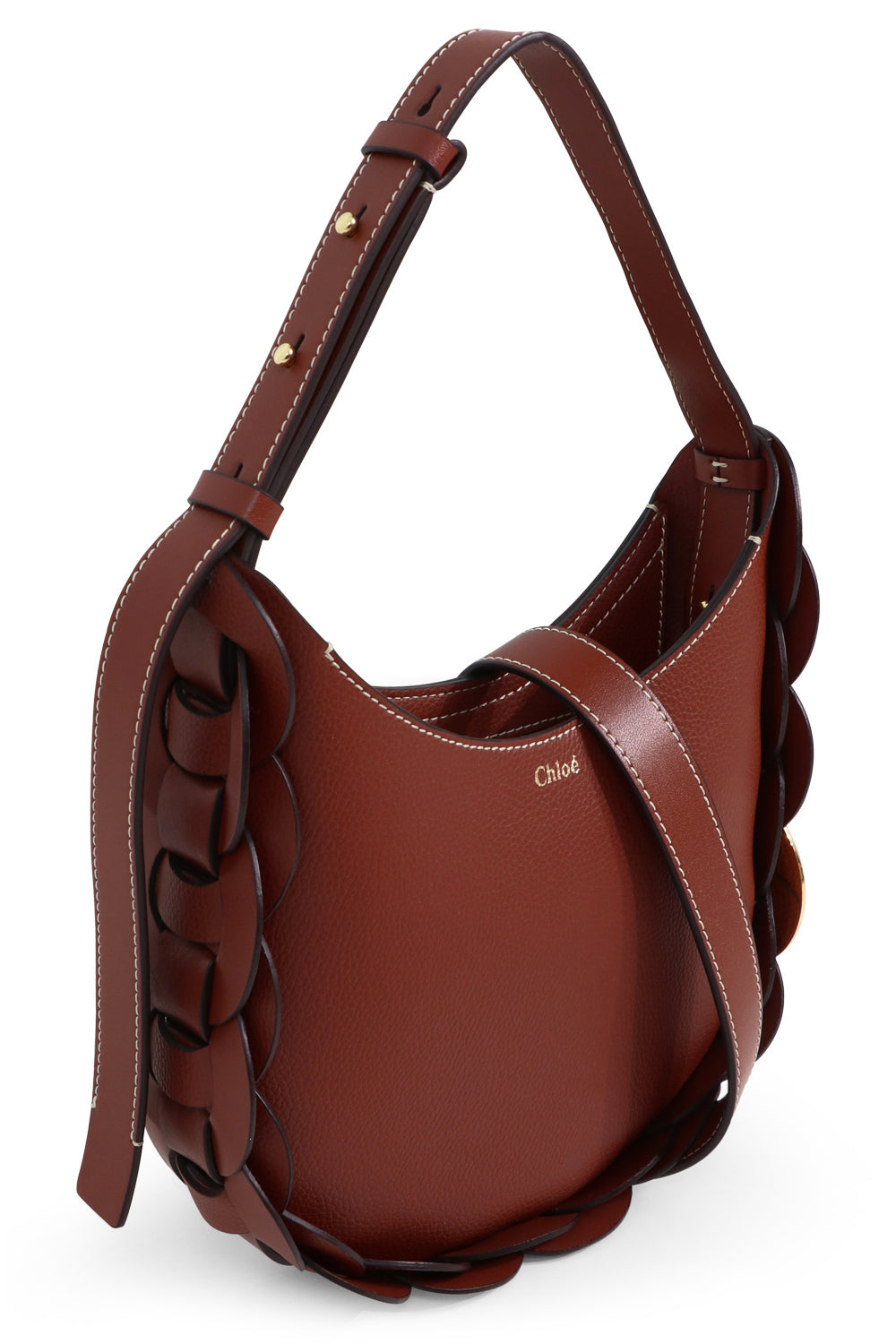 CHLOE BAGS BROWN DARRYL SMALL BAG SEPIA BROWN