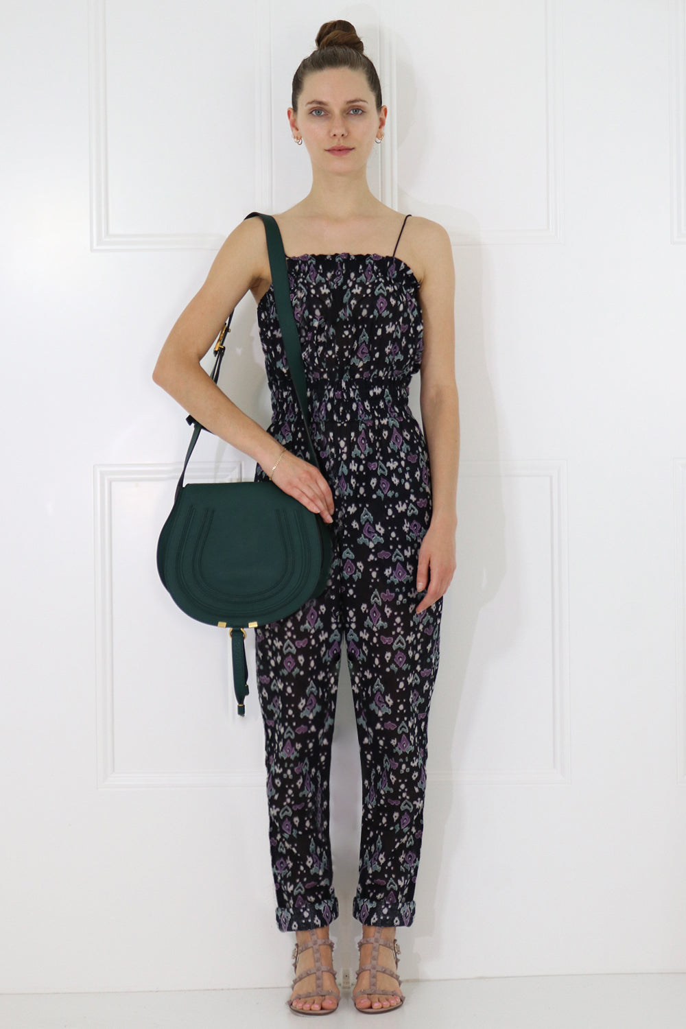 CHLOE BAGS GREEN MARCIE MEDIUM BAG RAINFOREST GREEN