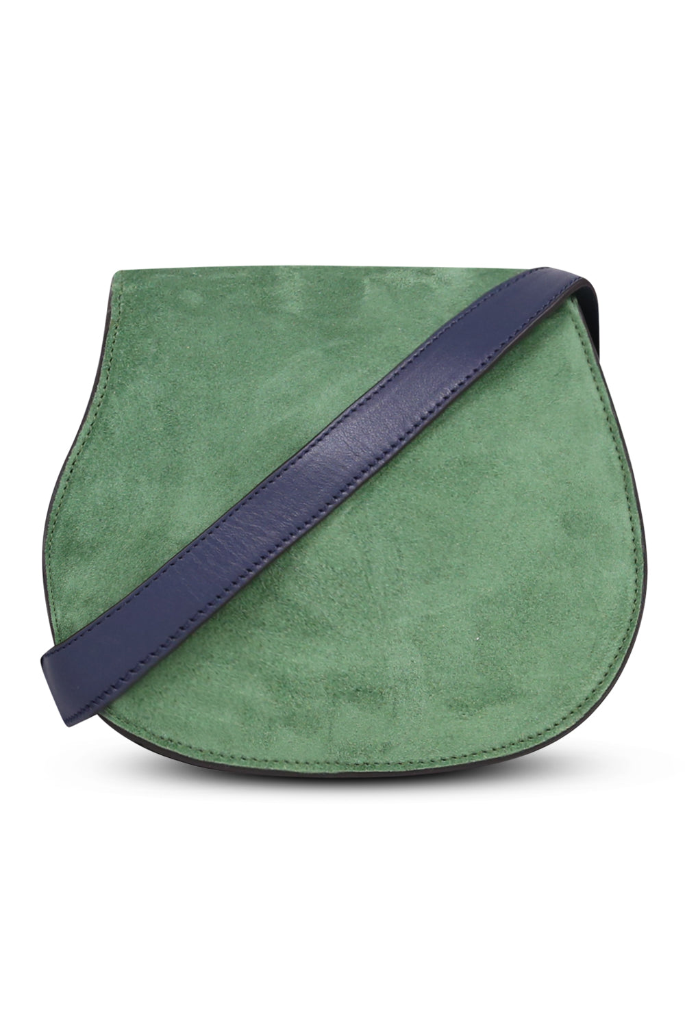 CHLOE BAGS GREEN MARCIE SMALL BAG | BRIGHT GREEN SUEDE
