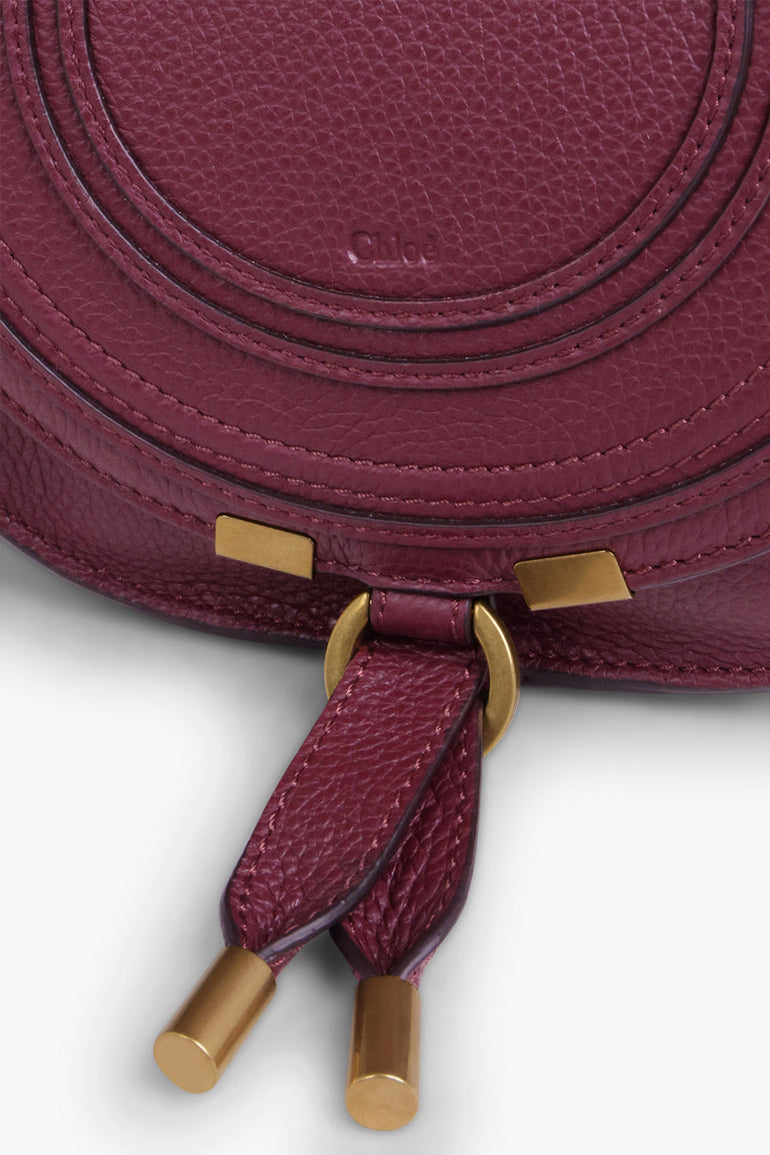 CHLOE BAGS RED MARCIE SMALL BAG | BURGUNDY
