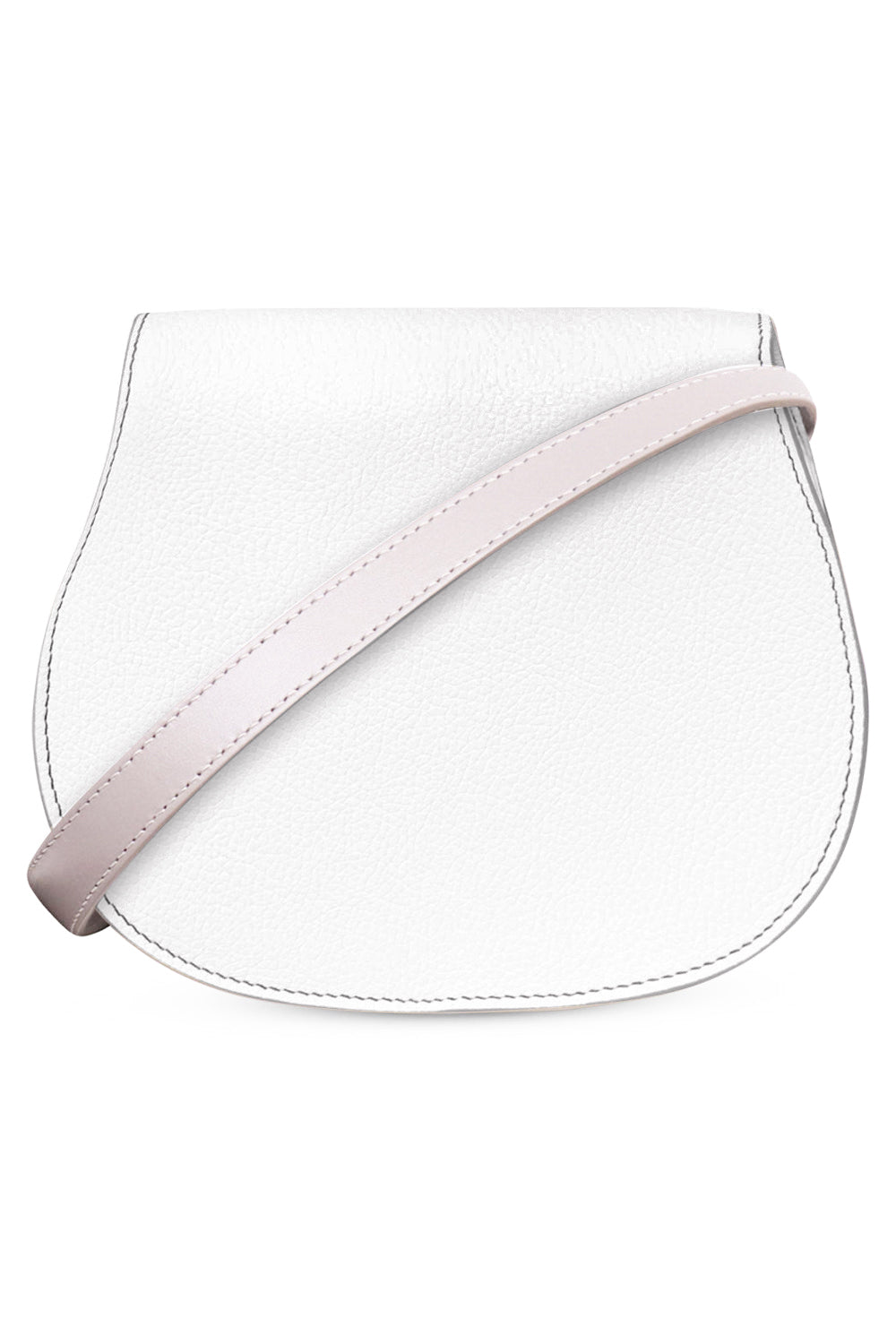 CHLOE BAGS WHITE MARCIE SMALL BAG | CRYSTAL WHITE