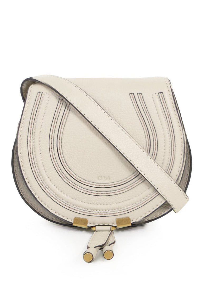 CHLOE BAGS WHITE MARCIE SMALL BAG NATURAL WHITE