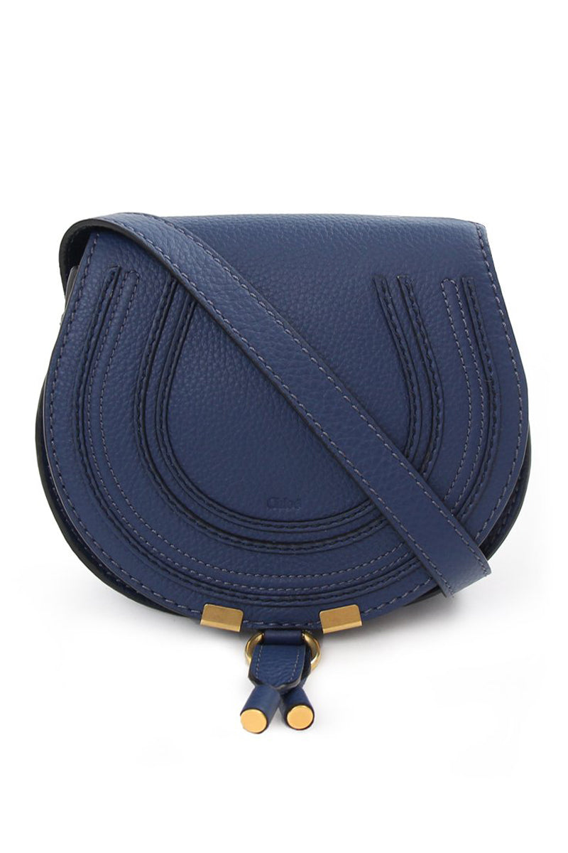 CHLOE BAGS BLUE MARCIE SMALL BAG ROYAL NAVY