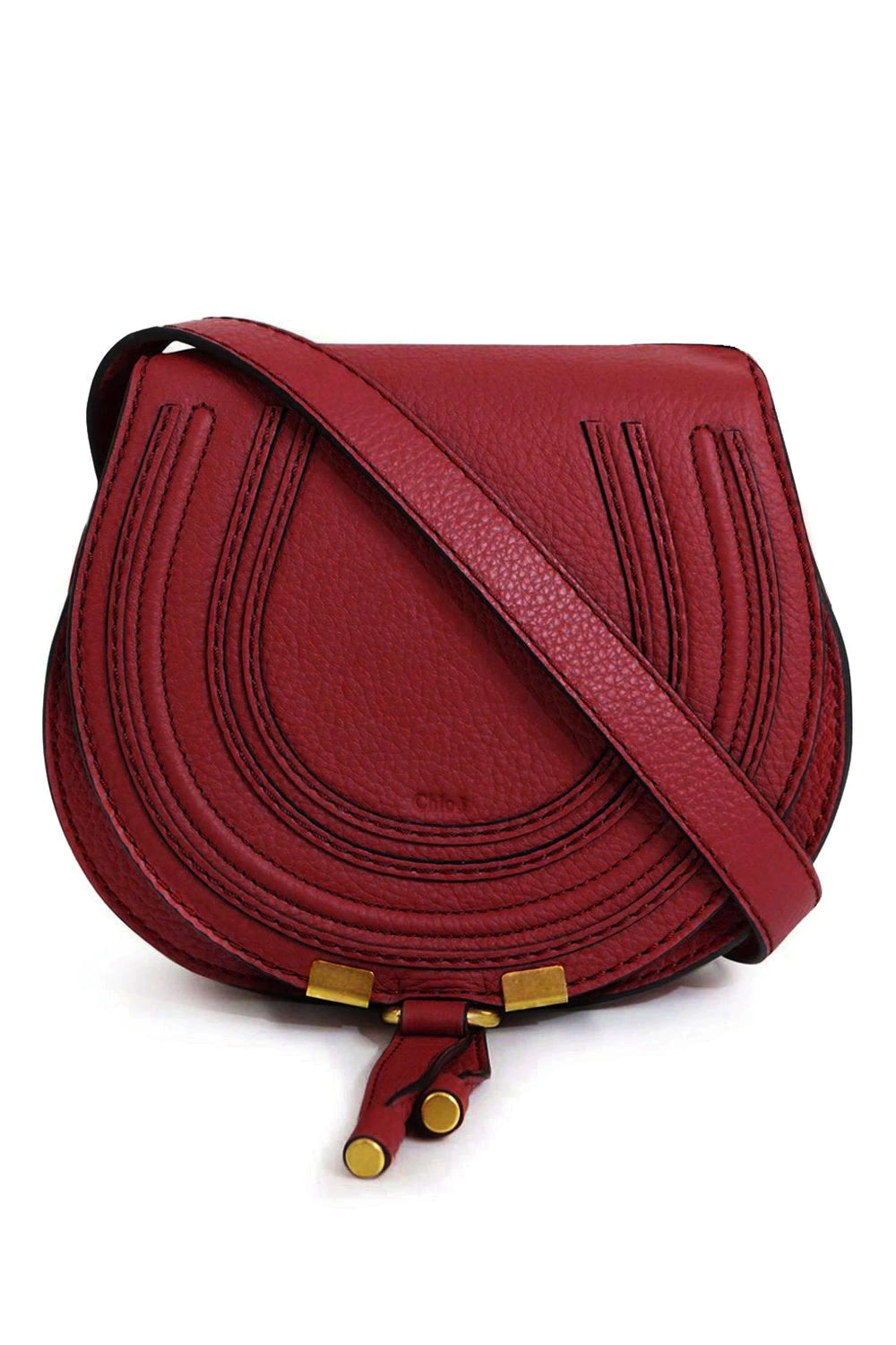 CHLOE BAGS RED MARCIE SMALL BAG | SMOKED RED