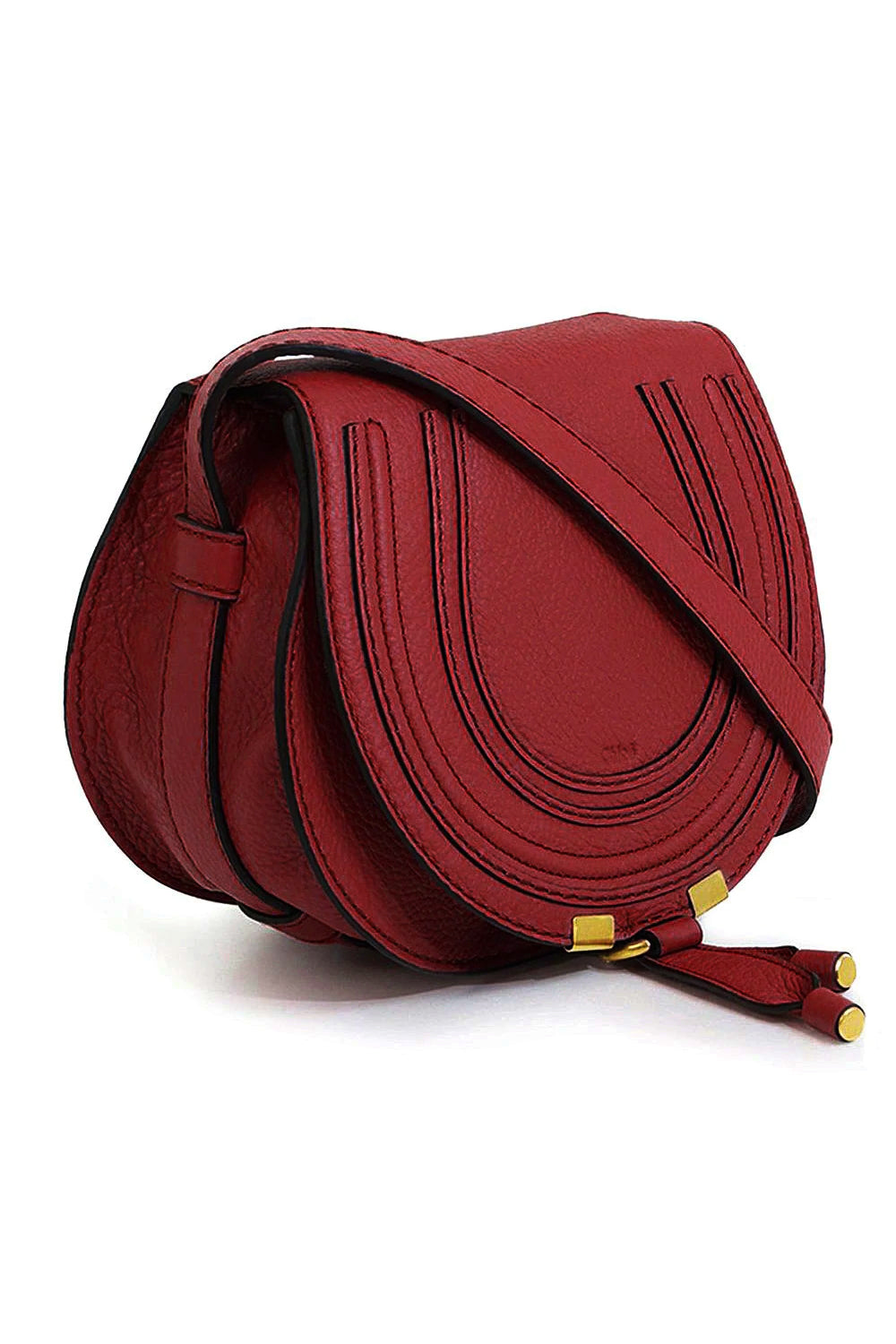 CHLOE BAGS RED MARCIE SMALL BAG | SMOKED RED