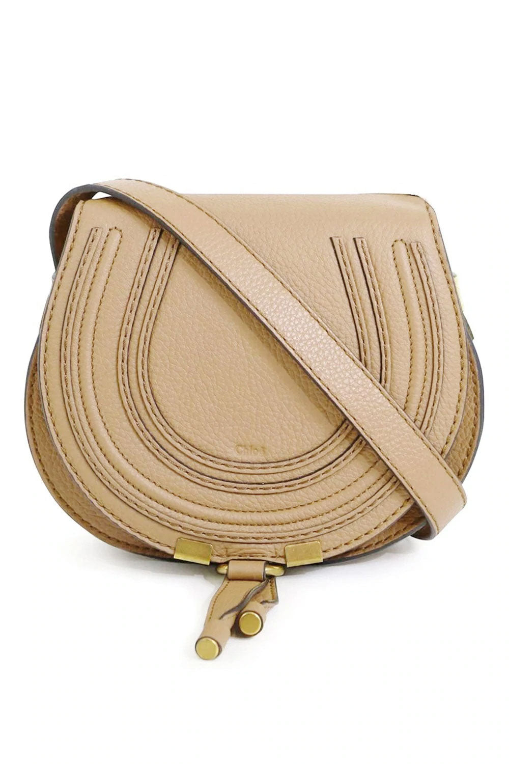 CHLOE BAGS BROWN MARCIE SMALL BAG | SOFT TAN