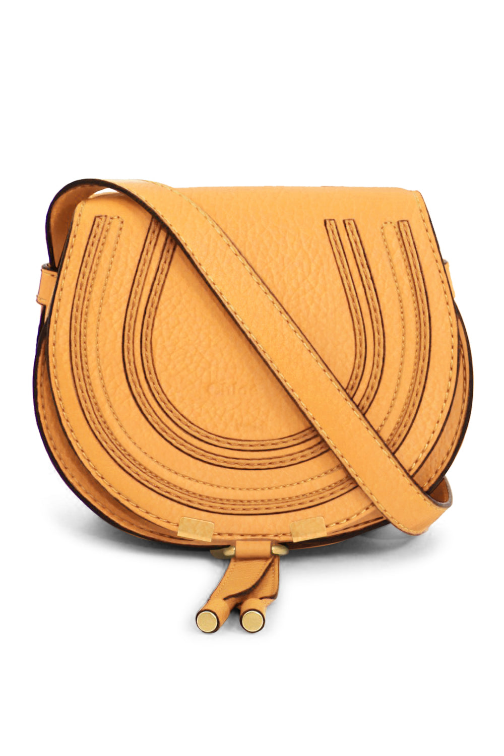 CHLOE BAGS BROWN MARCIE SMALL BAG | TAN APRICOT