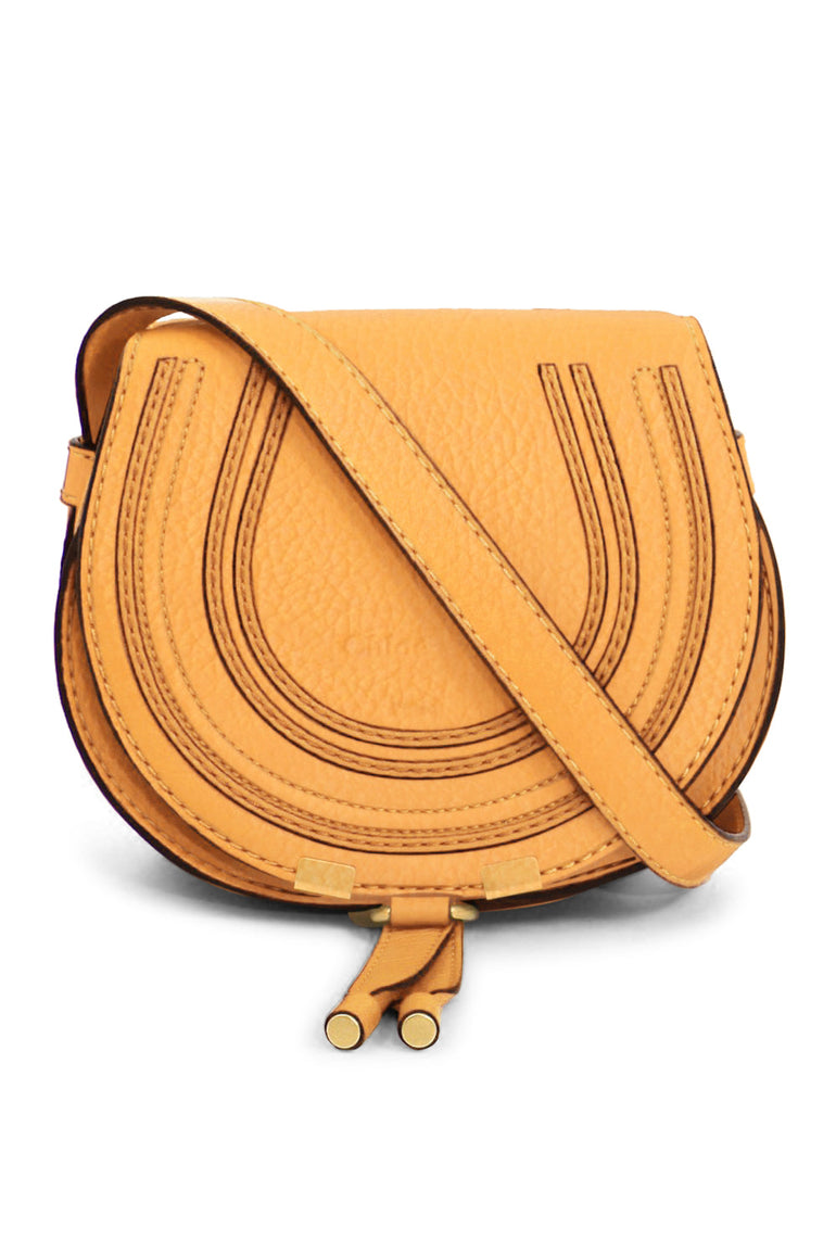 CHLOE BAGS BROWN MARCIE SMALL BAG | TAN APRICOT