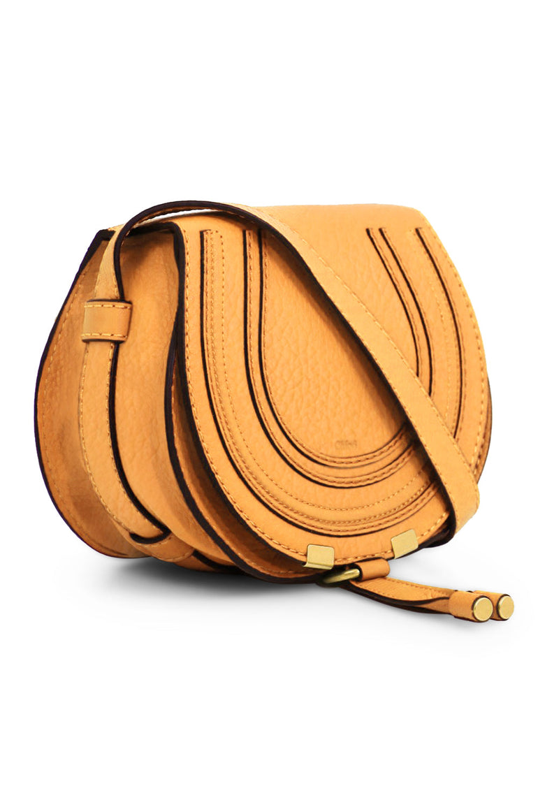 CHLOE BAGS BROWN MARCIE SMALL BAG | TAN APRICOT