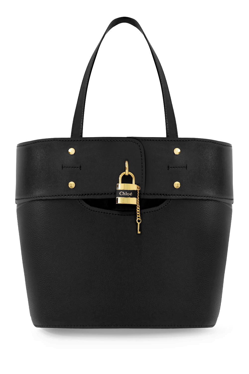CHLOE BAGS BLACK SMALL ABY TOTE BAG BLACK