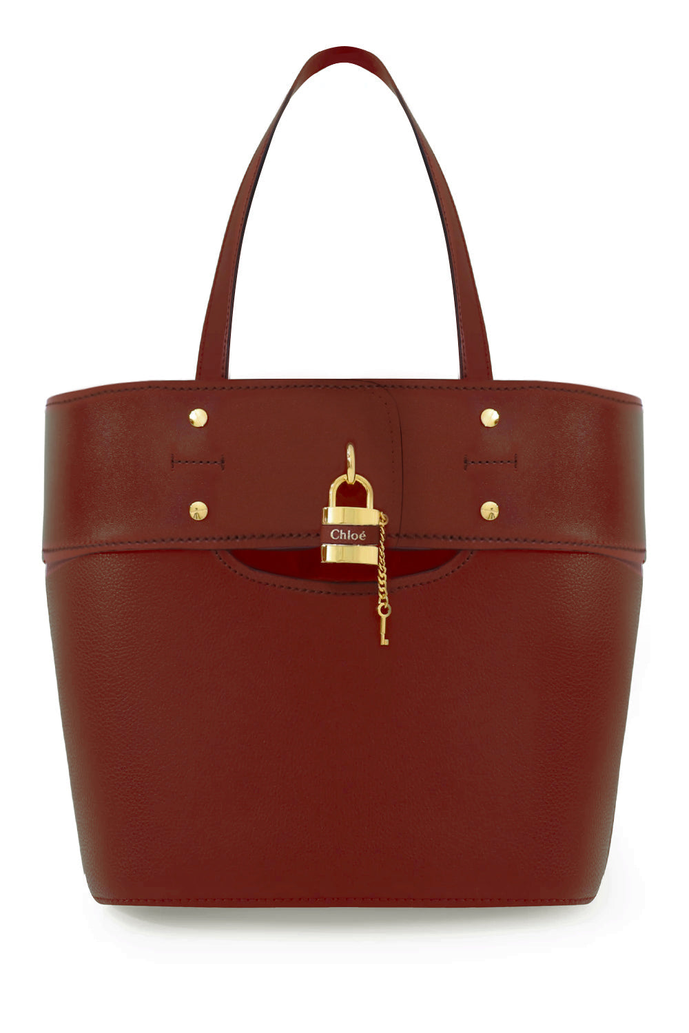 CHLOE BAGS BROWN SMALL ABY TOTE BAG SEPIA BROWN