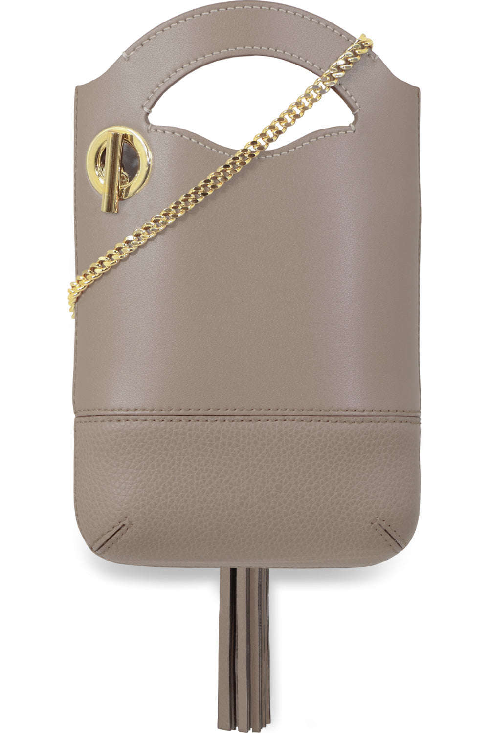 CHLOE BAGS GREY WALDEN SMALL CHAIN BAG MOTTY GREY
