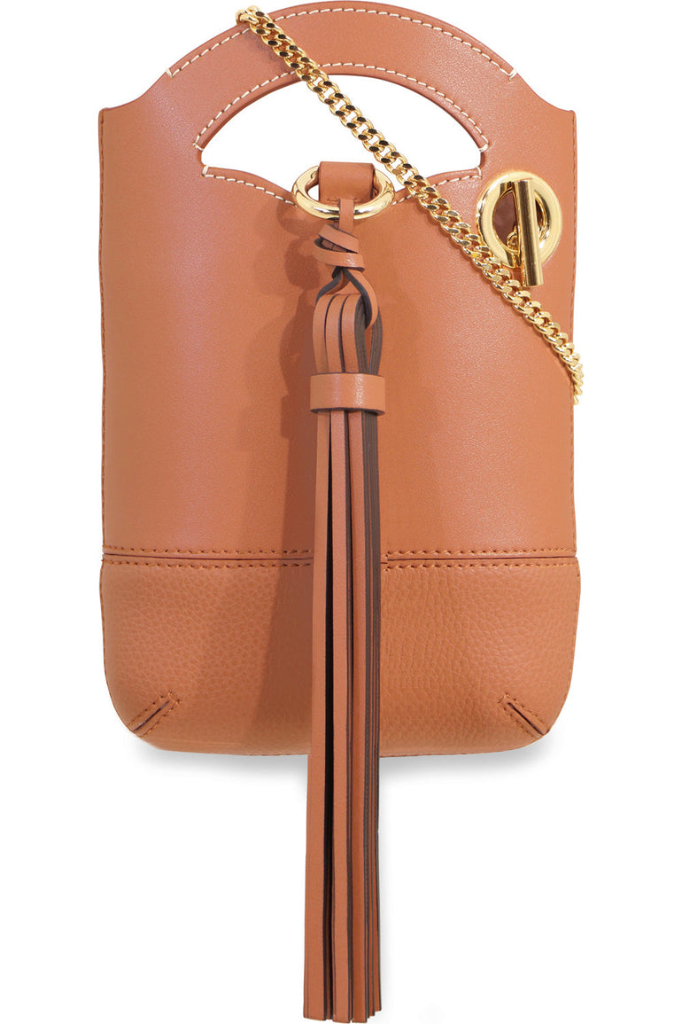 CHLOE BAGS BROWN WALDEN SMALL CHAIN BAG MUTED BROWN