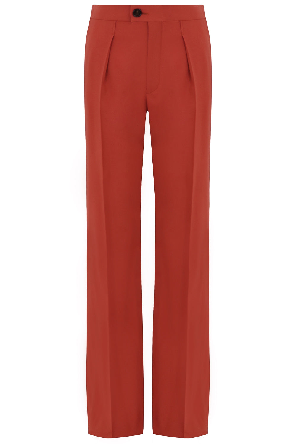 CHLOE RTW FLARED PANT BAROQUE ORANGE