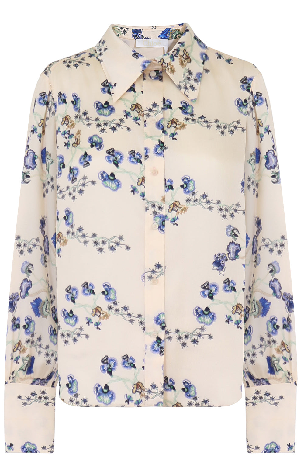 CHLOE RTW FLORAL PRINT BLOUSE L/S MULTI