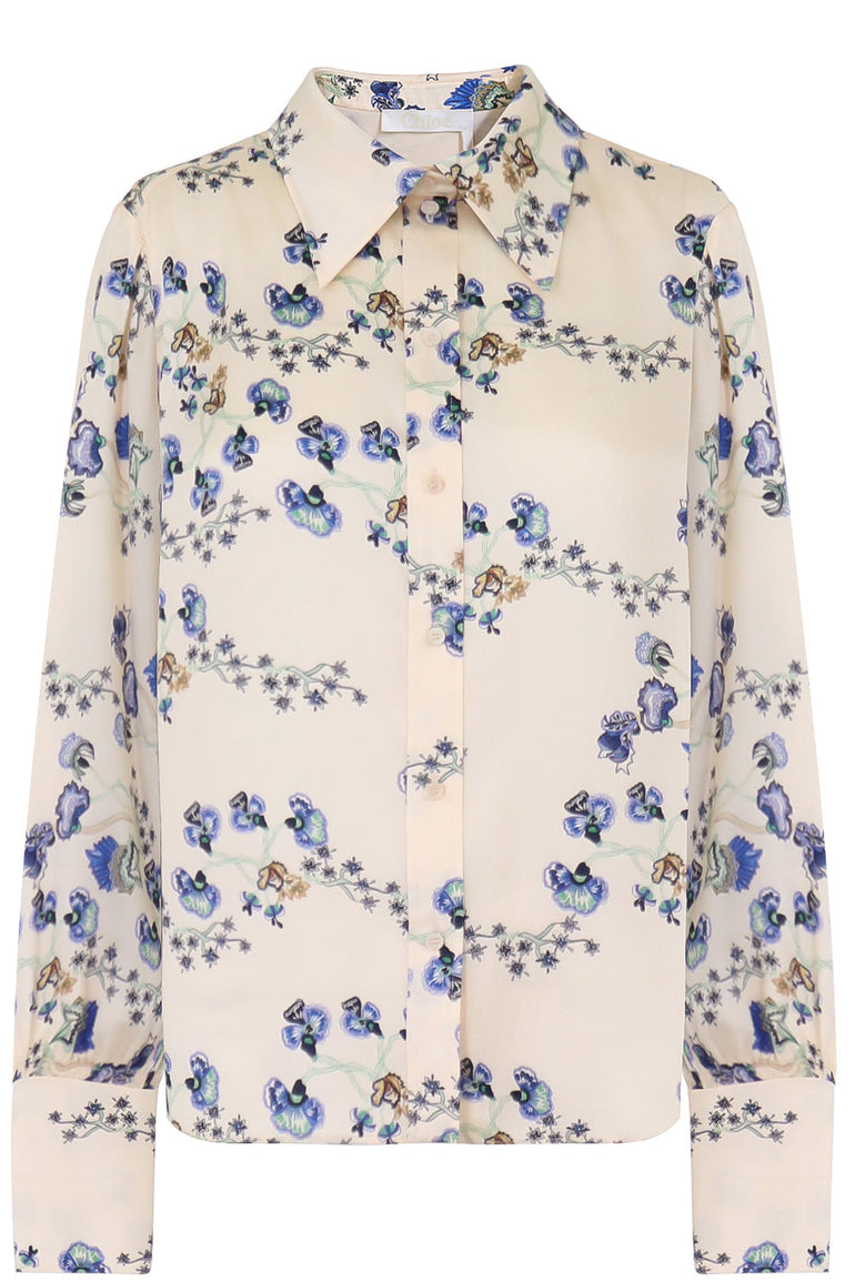 CHLOE RTW FLORAL PRINT BLOUSE L/S MULTI