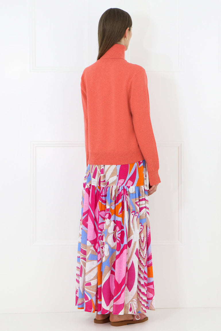 CHLOE RTW TURTLENECK KNIT L/S TENDER PINK