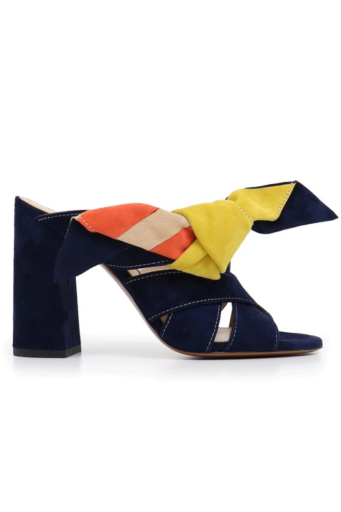CHLOE SHOES MULTI / SFR36 NELLIE SUEDE MULE MULTI