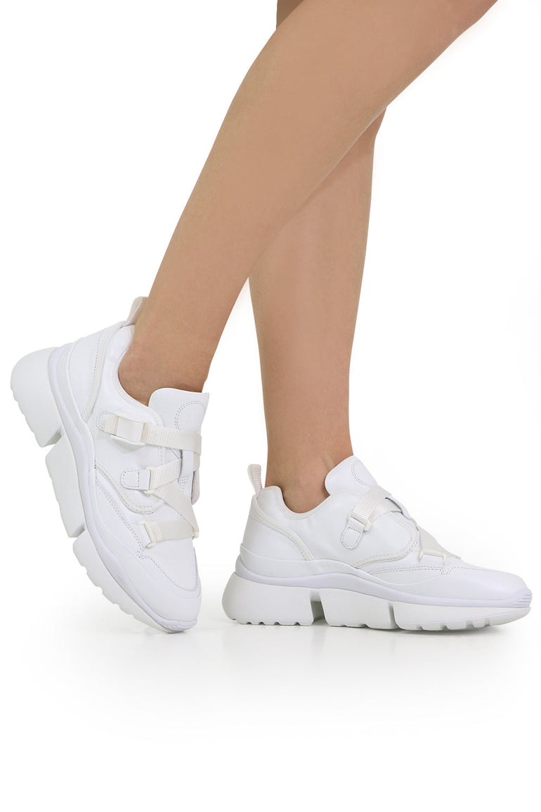 CHLOE SHOES SONNIE SNEAKER WHITE