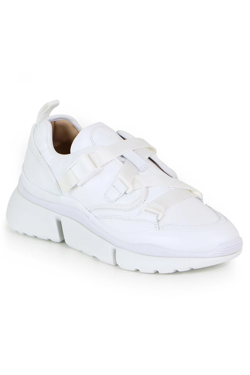 CHLOE SHOES SONNIE SNEAKER WHITE