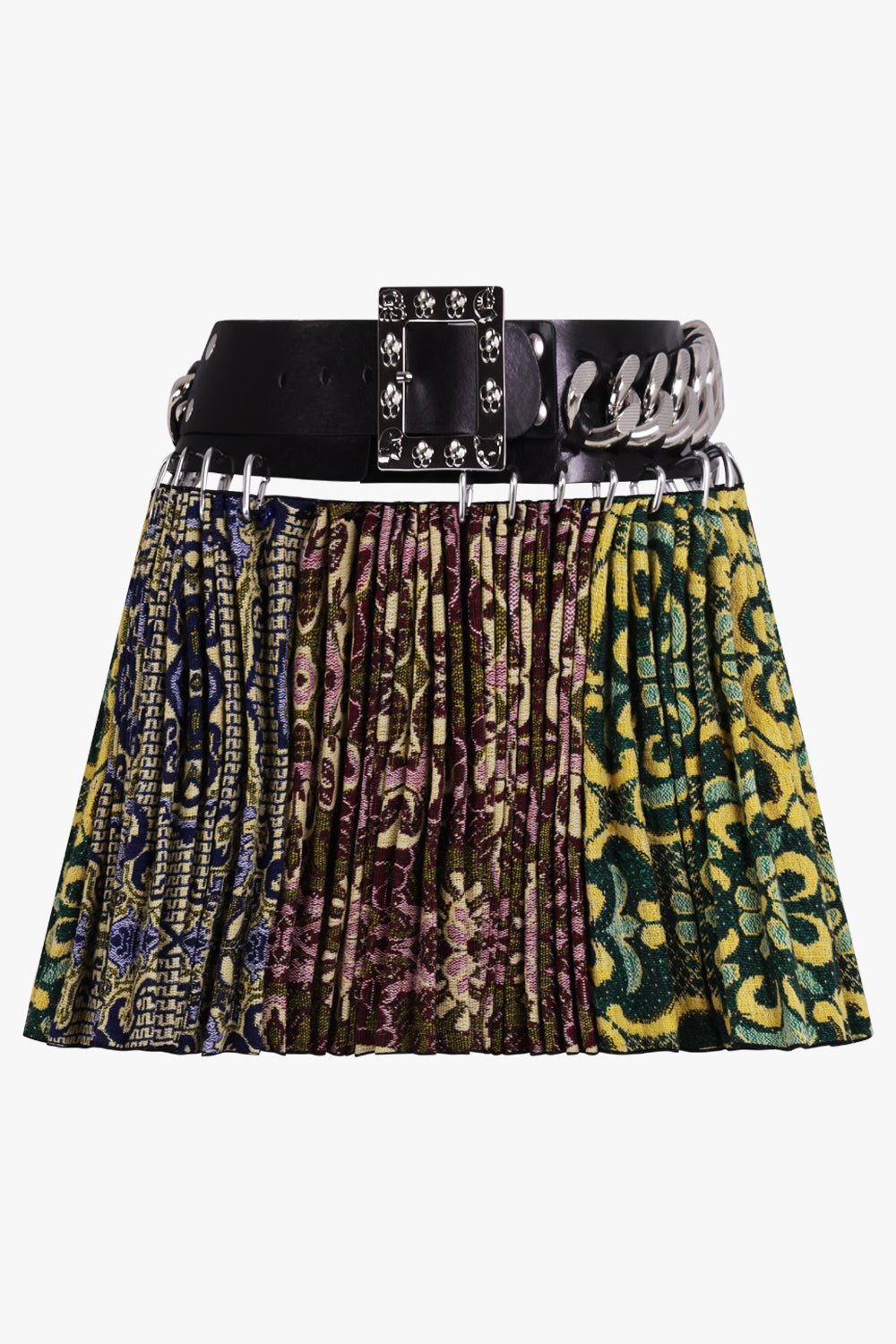 CHOPOVA LOWENA RTW Isola Tapestry Mini Carabiner Skirt | Multi