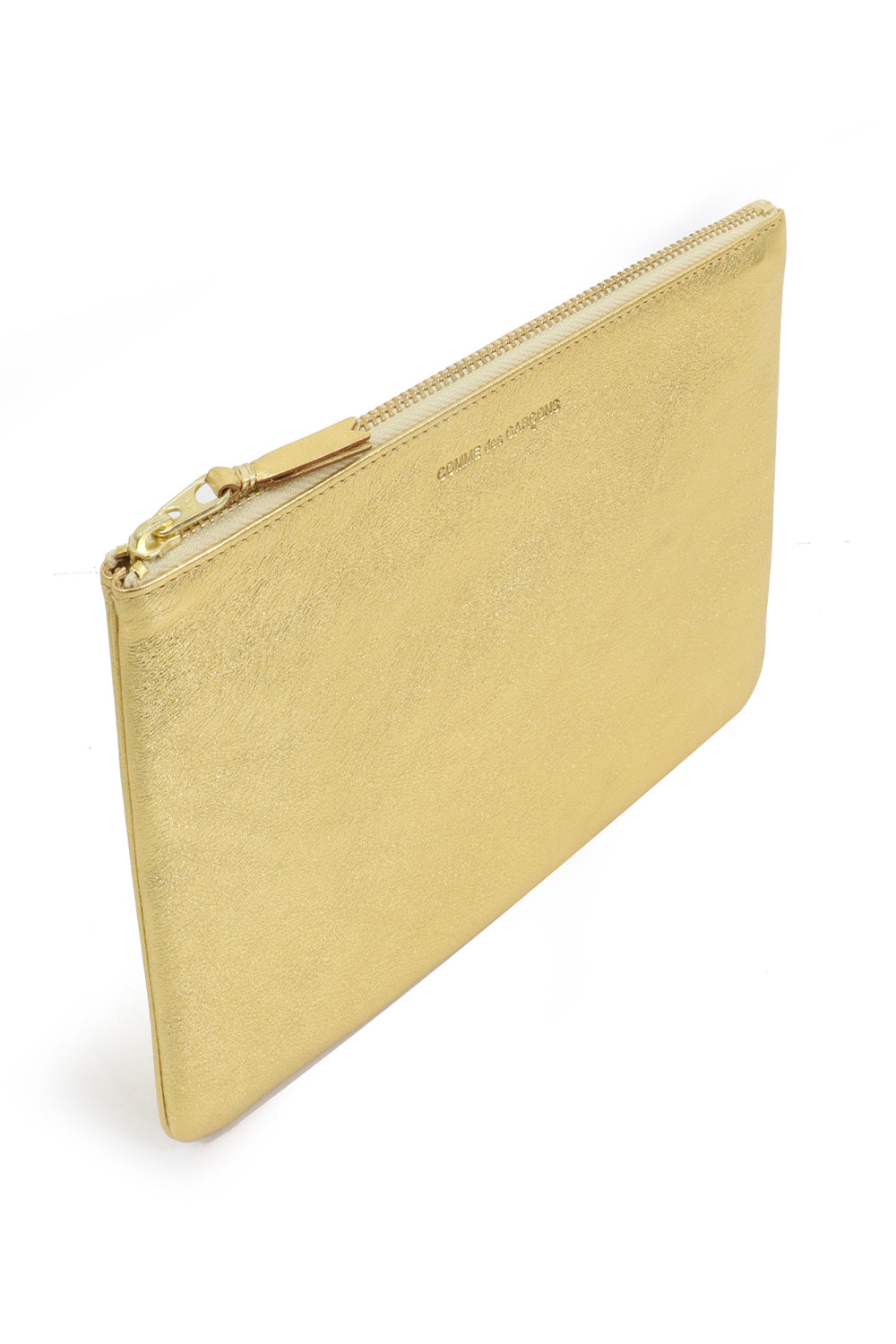 COMME DES GARCONS BAGS GOLD CLASSIC LEATHER POUCH GOLD
