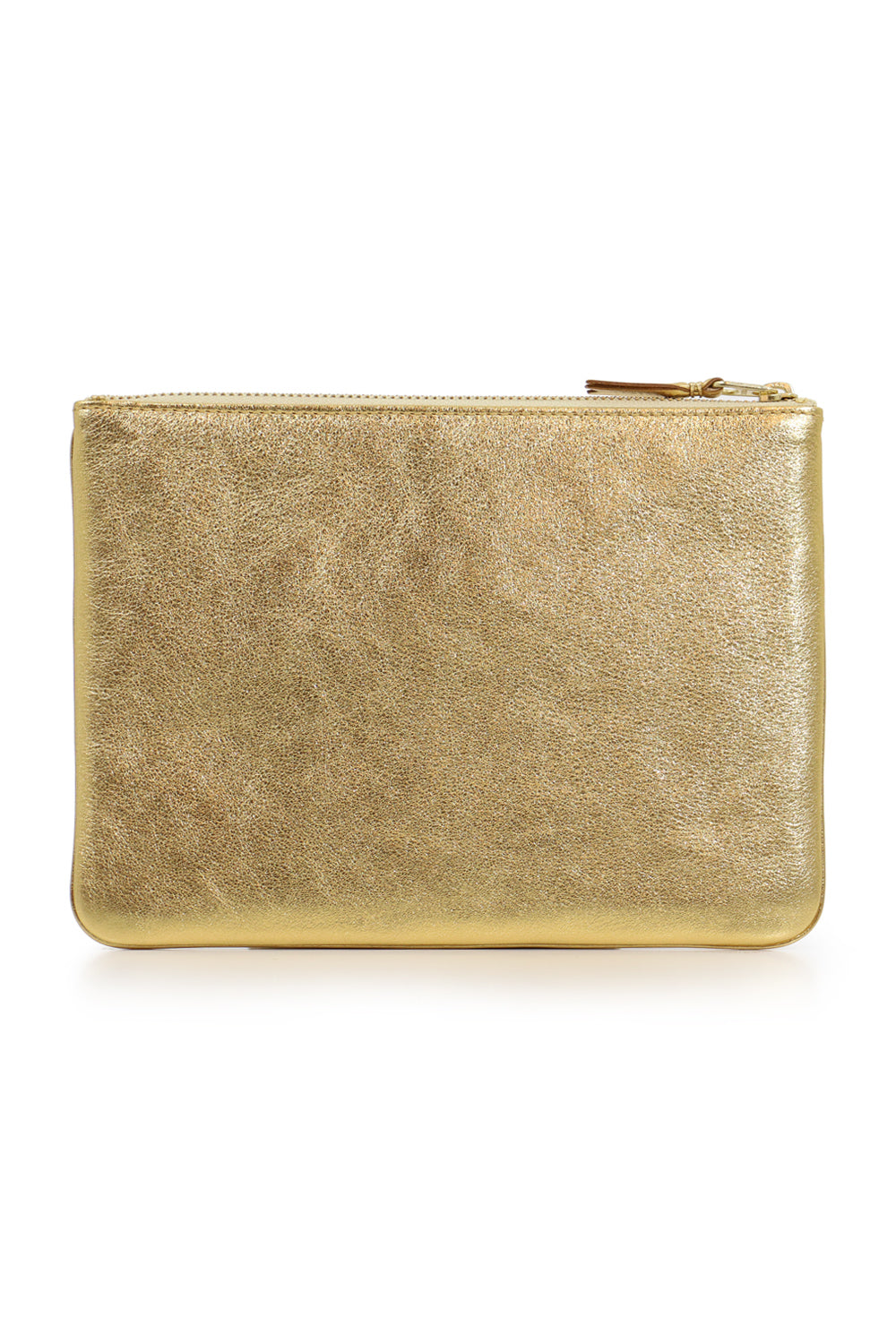COMME DES GARCONS BAGS GOLD CLASSIC LEATHER POUCH GOLD