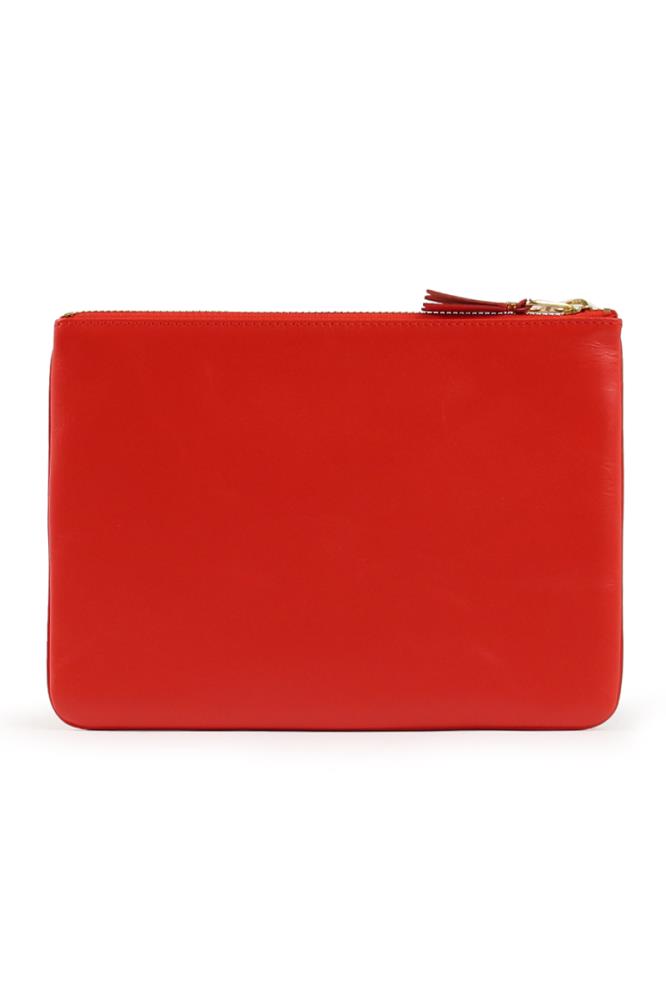 COMME DES GARCONS BAGS ORANGE CLASSIC LEATHER POUCH ORANGE