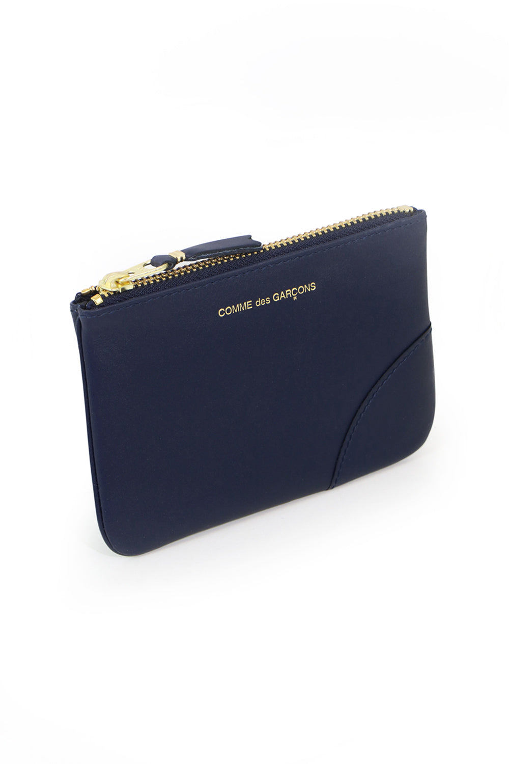 COMME DES GARCONS BAGS BLUE SMALL CLASSIC LEATHER POUCH | NAVY