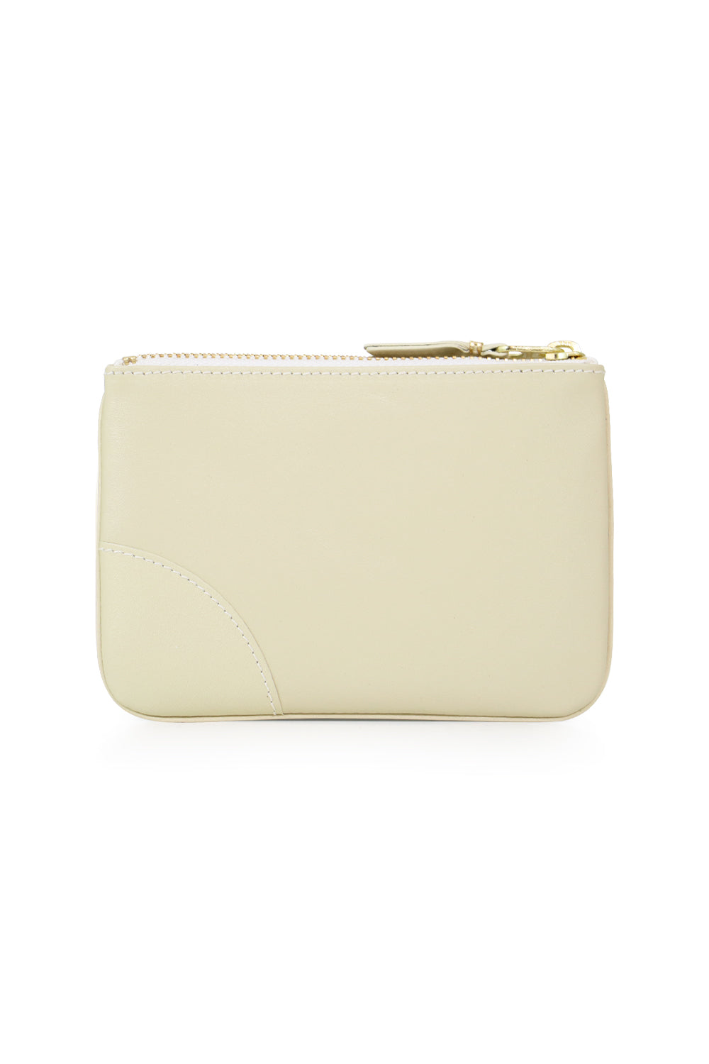 COMME DES GARCONS BAGS WHITE SMALL CLASSIC LEATHER POUCH | OFF WHITE