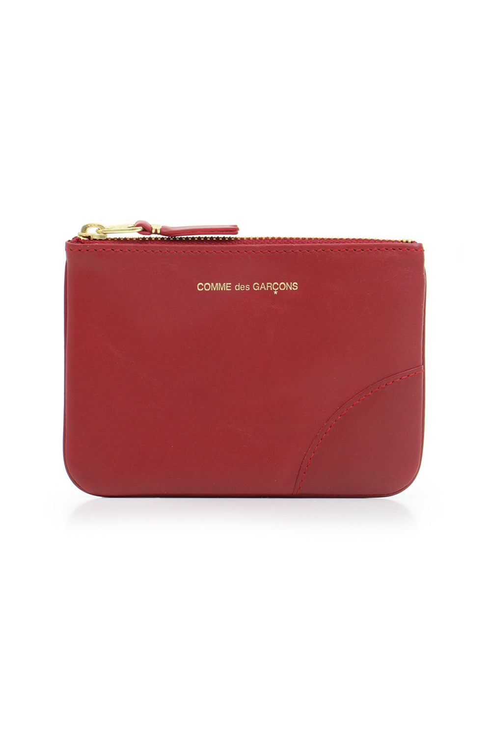 COMME DES GARCONS BAGS RED SMALL CLASSIC LEATHER POUCH RED
