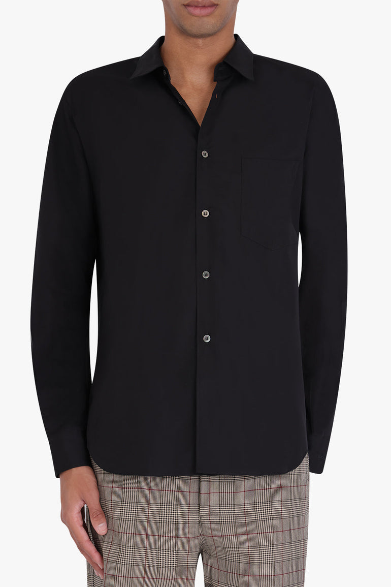 COMME DES GARCONS HOMME PLUS RTW Cotton Broad Shirt | Black