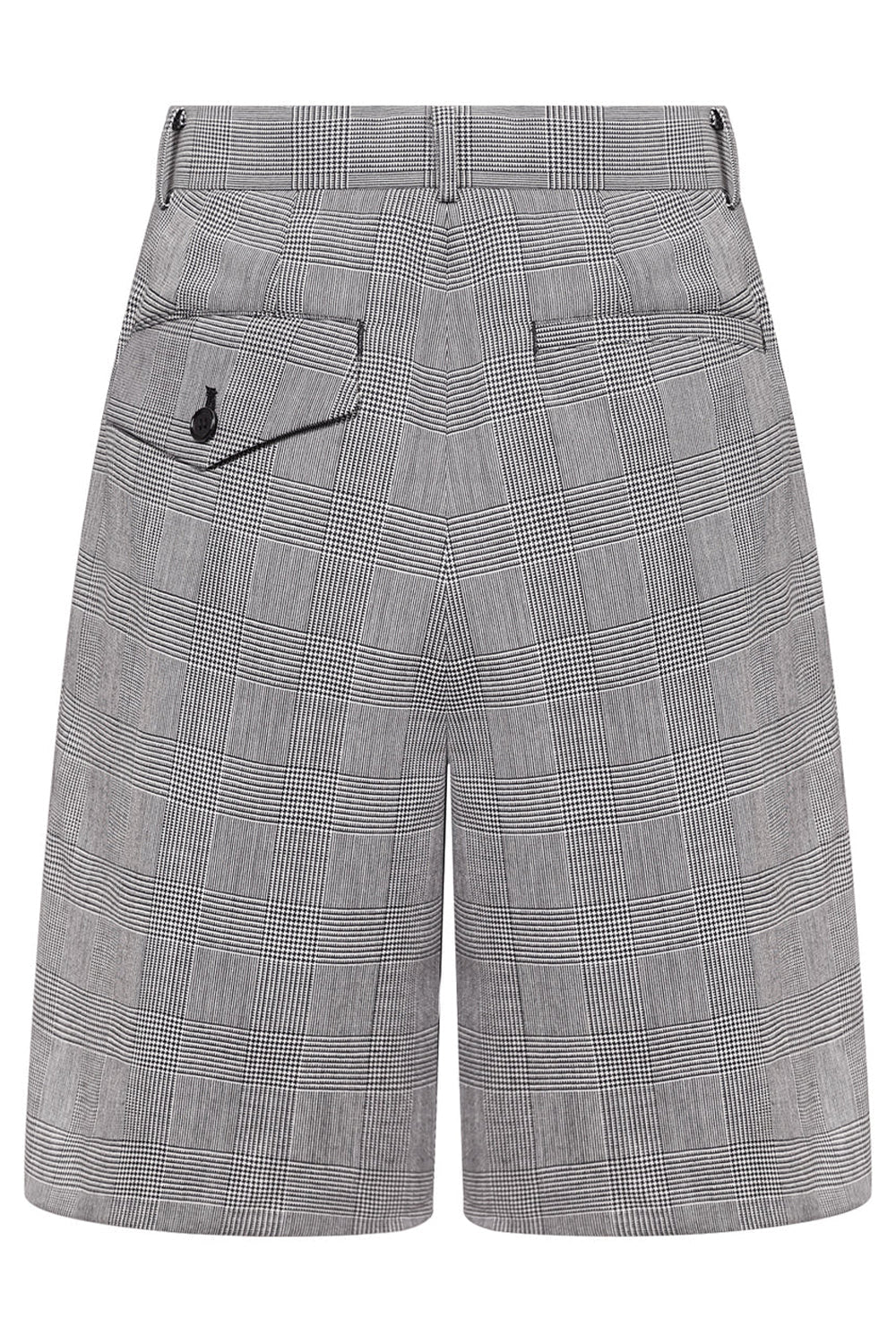 COMME DES GARCONS NOIR KEI NINOMIYA RTW CHECK SHORT | GLEN CHECK GREY