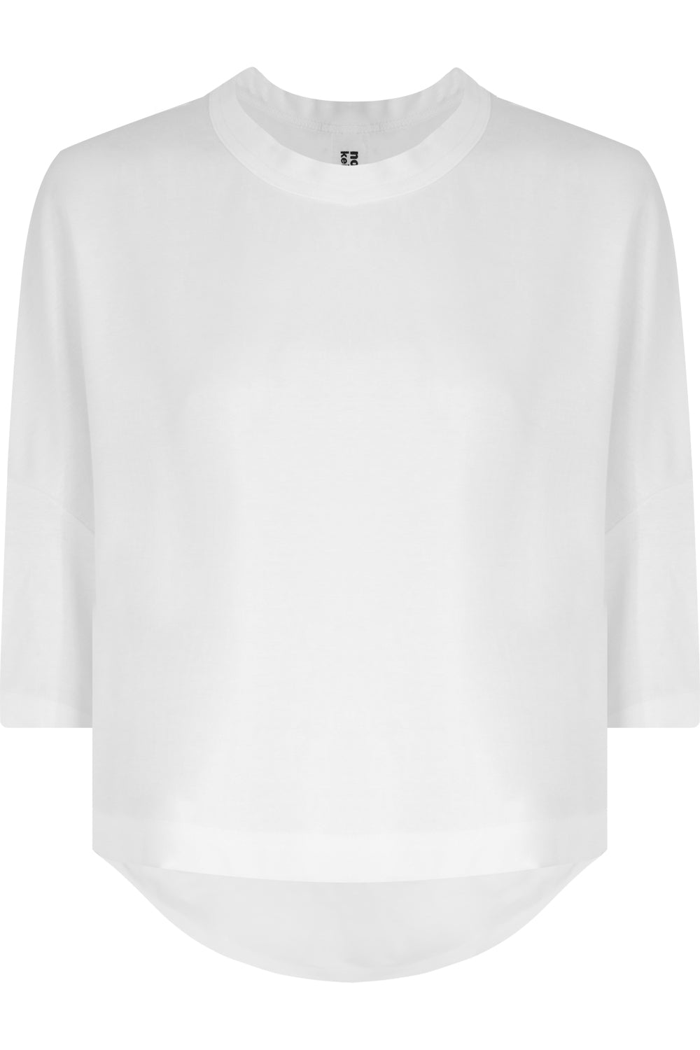 COMME DES GARCONS NOIR KEI NINOMIYA RTW NOIR CROPPED T-SHIRT S/S WHITE