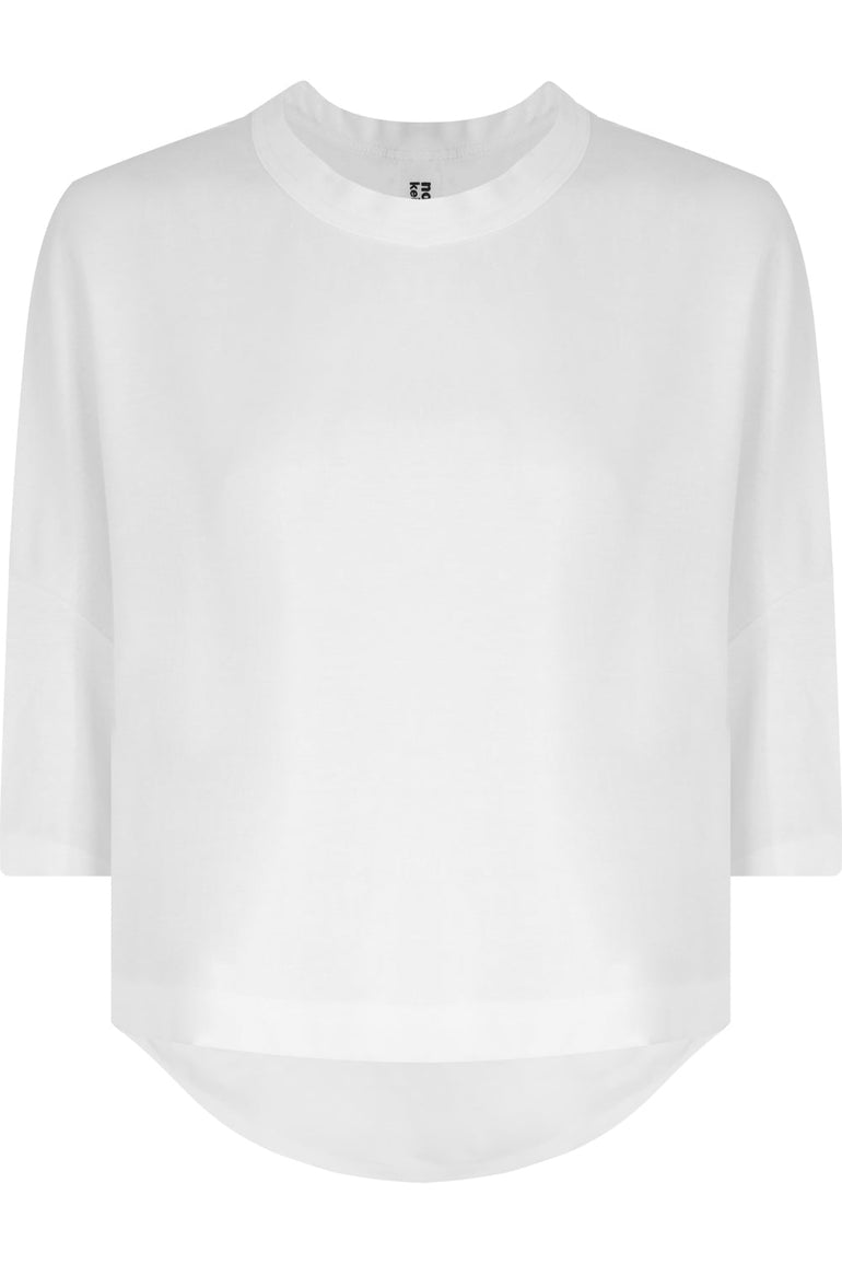 COMME DES GARCONS NOIR KEI NINOMIYA RTW NOIR CROPPED T-SHIRT S/S WHITE