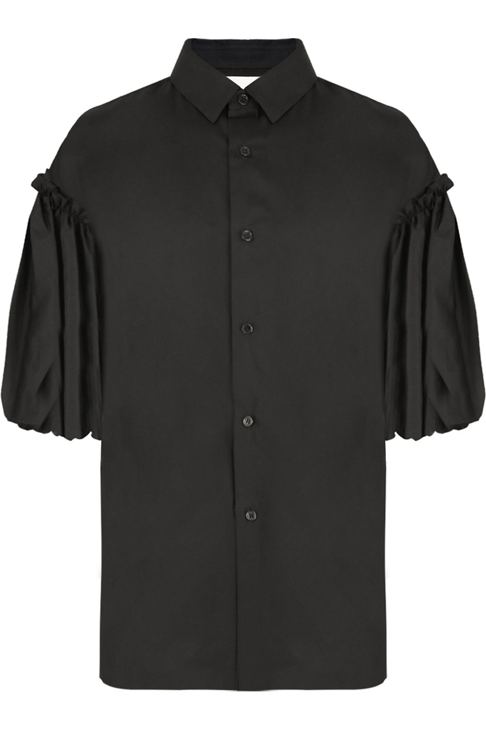 COMME DES GARCONS NOIR KEI NINOMIYA RTW NOIR PUFF SLEEVE BLOUSE S/S BLACK