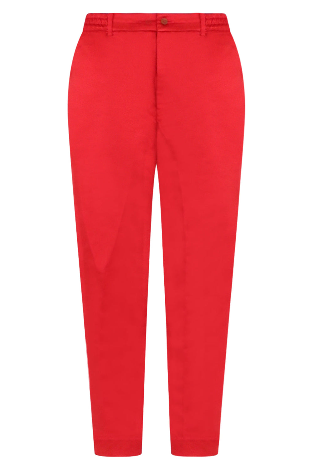 COMME DES GARCONS PANTS ELASTIC SIDE WAISTBAND TROUSER | RED