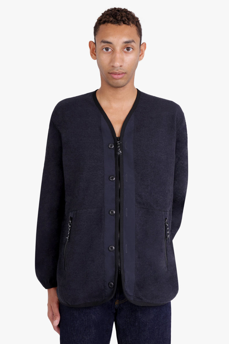 COMME DES GARCONS BUTTON CARDIGAN BLACK NEW SEASON PARLOUR X