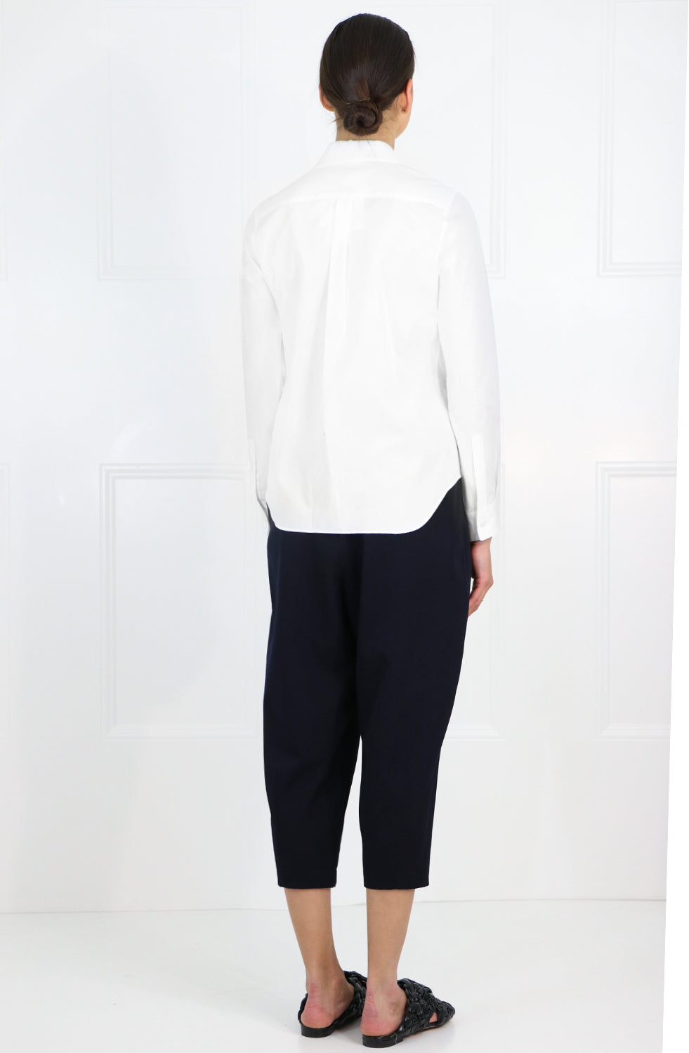 COMME DES GARCONS RTW FRINGED SHIRT L/S WHITE