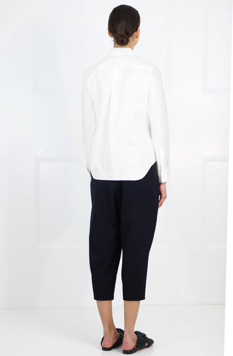 COMME DES GARCONS RTW FRINGED SHIRT L/S WHITE
