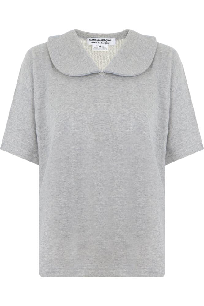 COMME DES GARCONS RTW GREY / JP L PETER PAN COLLAR TOP GREY