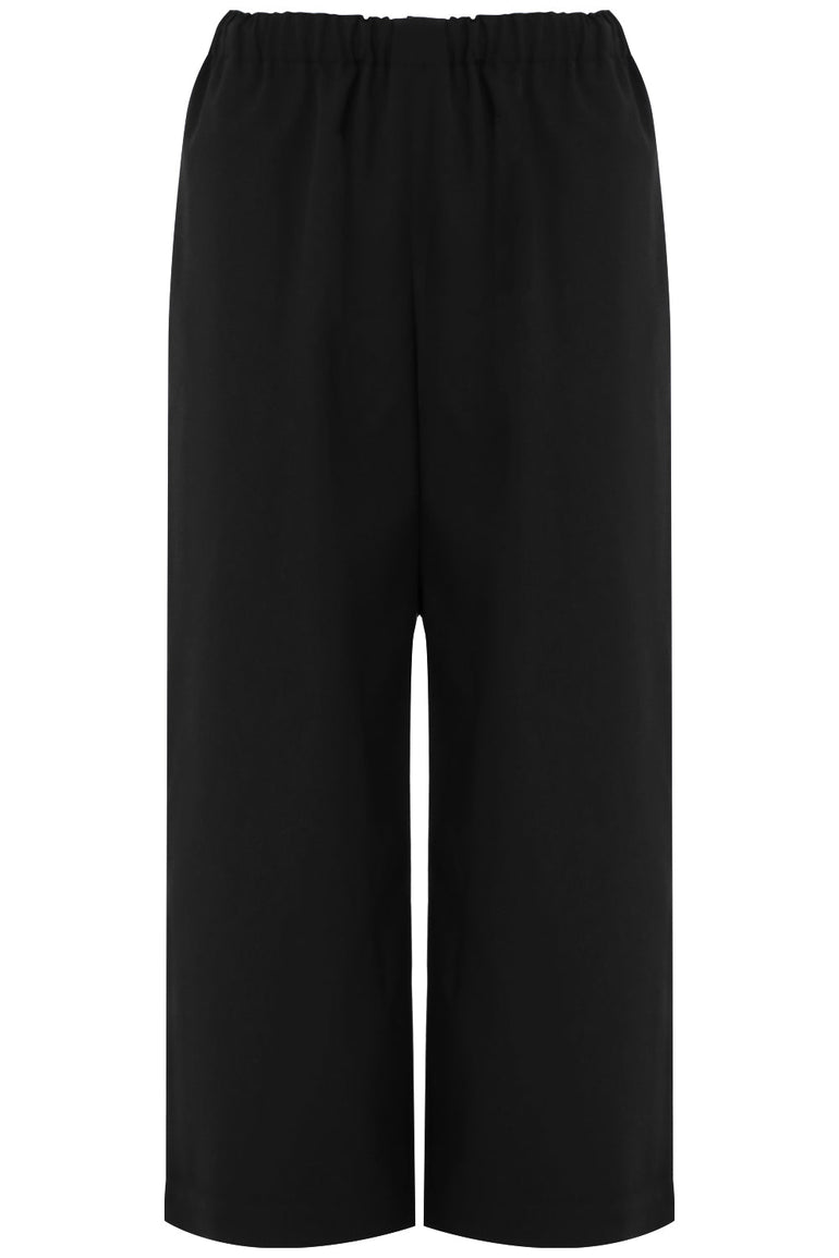 COMME DES GARCONS RTW STRAIGHT LEG CROP PANT BLACK