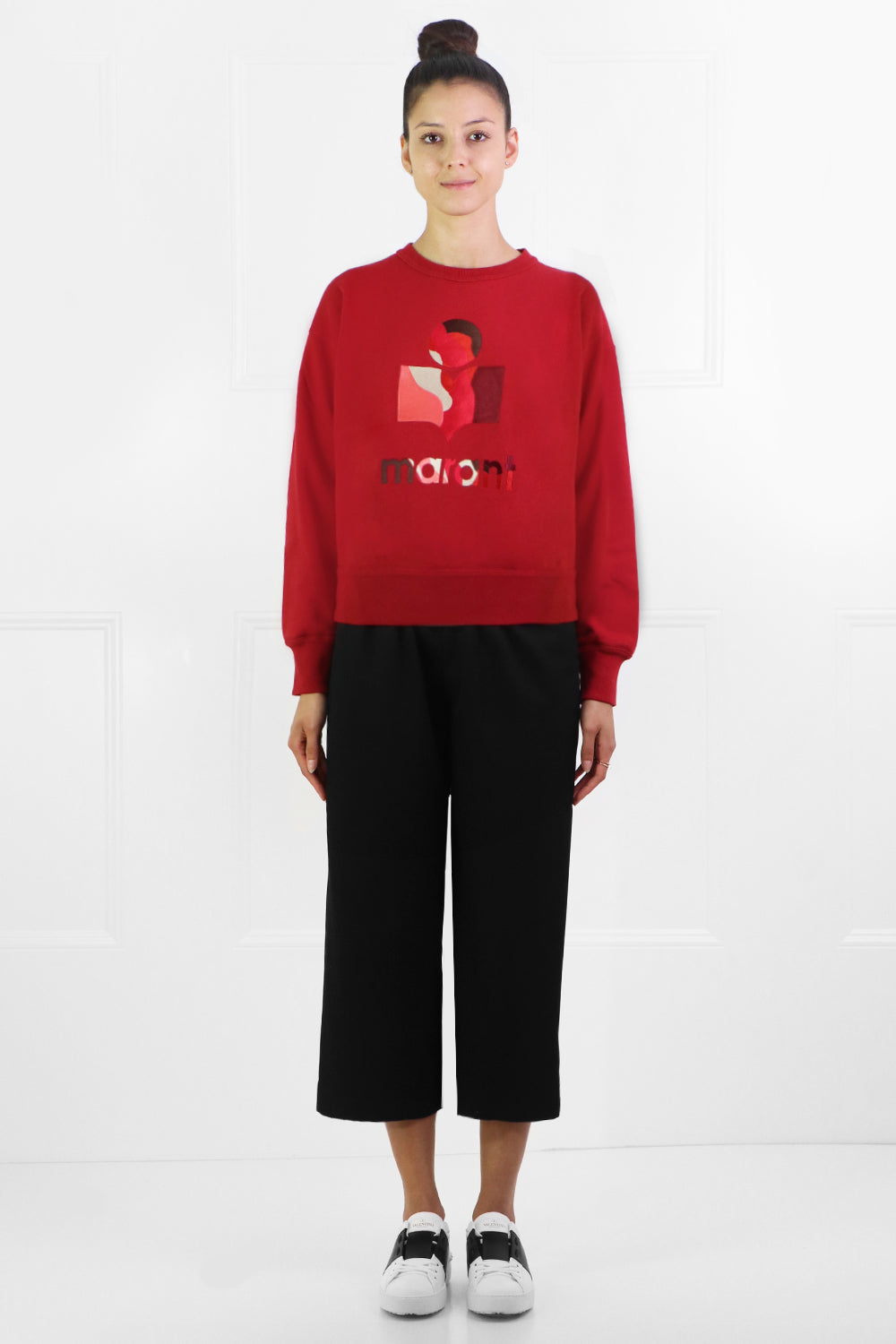 COMME DES GARCONS RTW STRAIGHT LEG CROP PANT BLACK