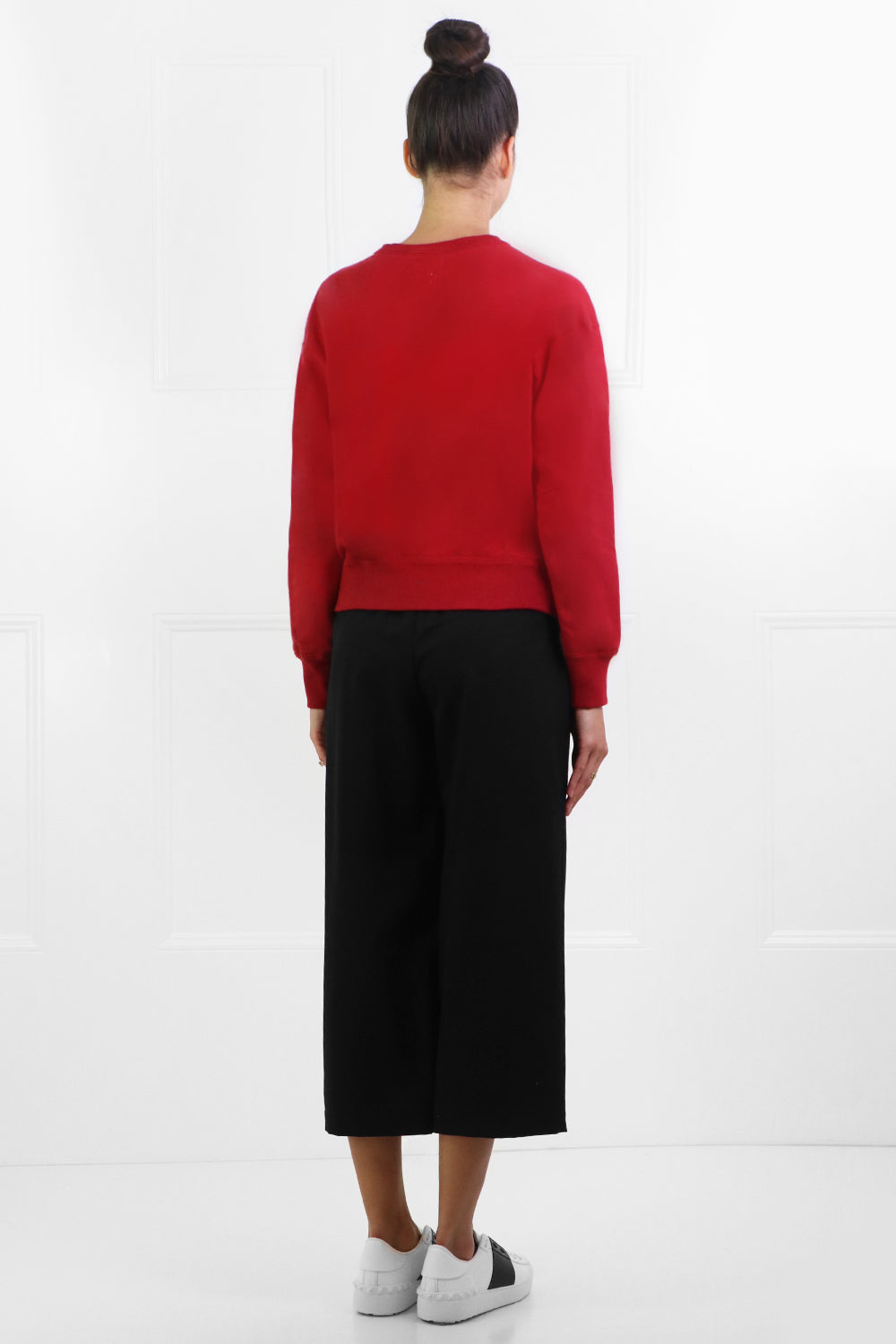 COMME DES GARCONS RTW STRAIGHT LEG CROP PANT BLACK