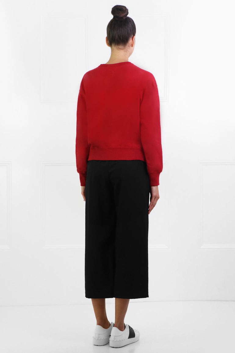 COMME DES GARCONS RTW STRAIGHT LEG CROP PANT BLACK